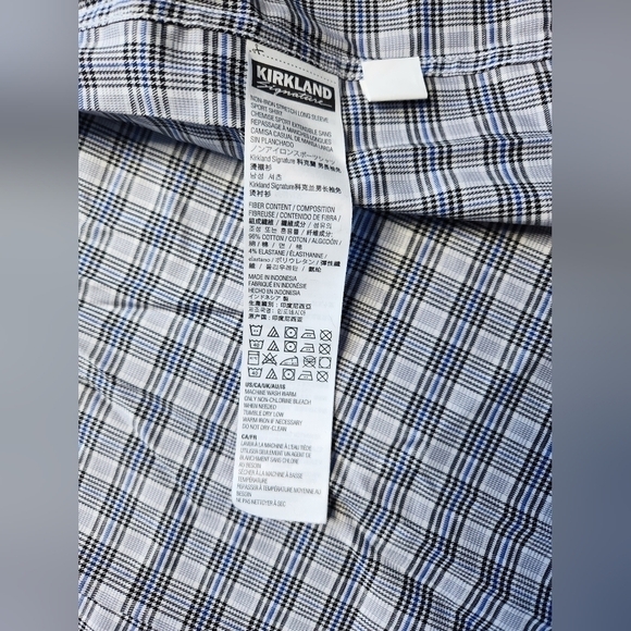KIRKLAND plaid Shirt Size XL - Picture 3 of 3